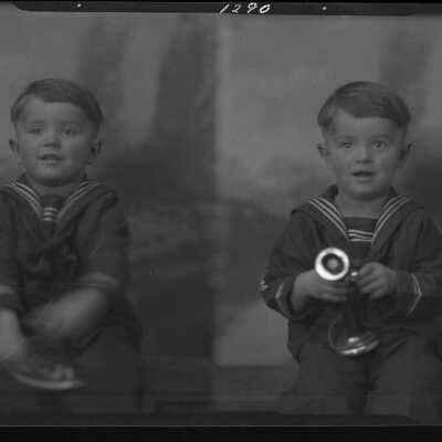 Unknown Young Child for Mrs. M.A. Nelson - Dated December 1929