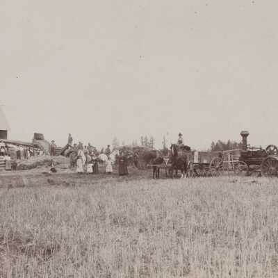 Steam Tractors Hay farm