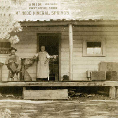 Swim Oregon 1920s - Mt. Hood Mineral Springs, Post Office and Store