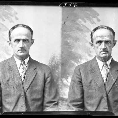 Photograph of a man for Morris Jones - February 1930 - Negative