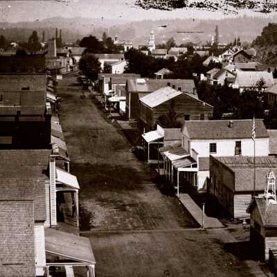 Oregon City 1892 - from Woolen Mill Tower