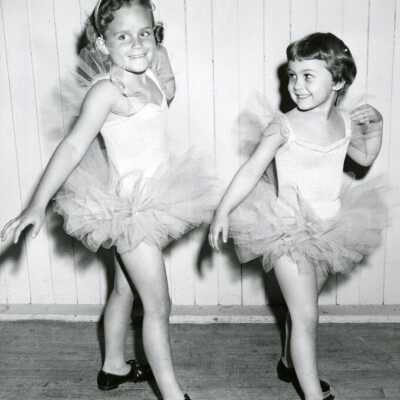 Two Dancing girls in tutus, 1960s: Origformat: Print-Photographic