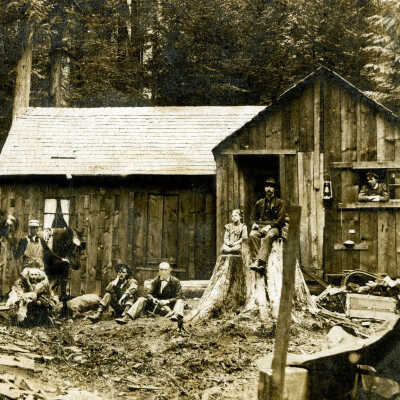Henrici Shingle Mill Shack, Beavercreek, 1905.