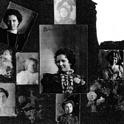 Cheney Girls Montage (A): Copyright: None; Origsize: 6" x 8"; Origformat: Print-Photographic