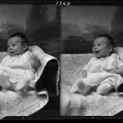Photograph of a baby for Mrs. R. E. Miller - February 1930 - Negative