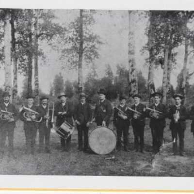 Oregon City Brass Band 1885 at Camas Washington