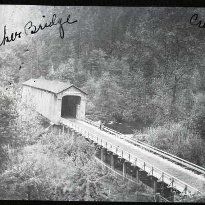 Baker Covered Bridge 1914 - Over Clackamas River at Carver, OR