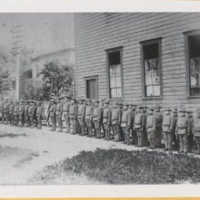 Oregon City - St. John's Catholic School - Boy Marching Group 1895
