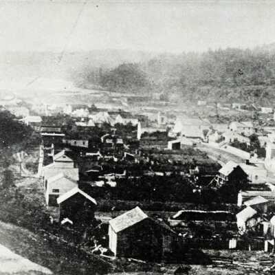 Oregon City 1857 - "Oldest Known" Image from the Bluff