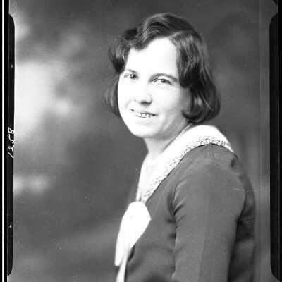 Photograph for Bertha Curry - November 1929 -Negative