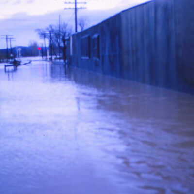1964 Flood - 16th and Main - Oregon City Oregon
