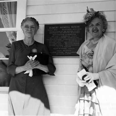 Miss Maude Mattley and Mrs. Albert Powers Roth.: Copyright: None; Origsize: 4" x 6"; Origformat: Print-Photographic