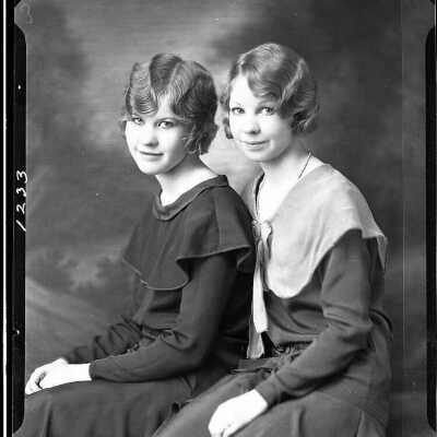 Photograph of Two Women for R Singleterry - November 1929