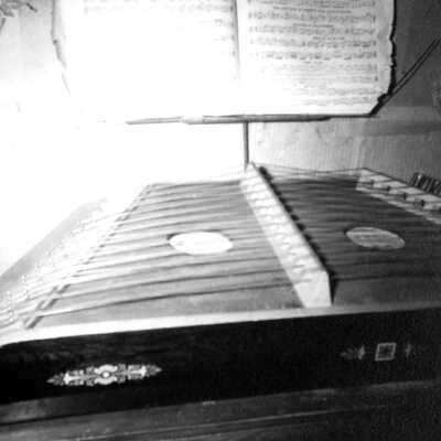 Ina Dibble and her Zither
