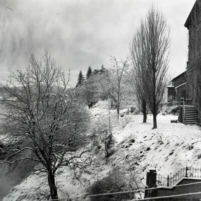 1899 Snowstorm - Oregon City - Court House
