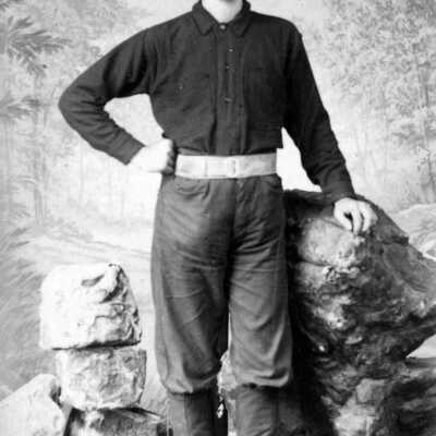Grandpa Kleinsmith. Standing (B): Copyright: None; Origsize: 3" x 5"; Origformat: Print-Photographic