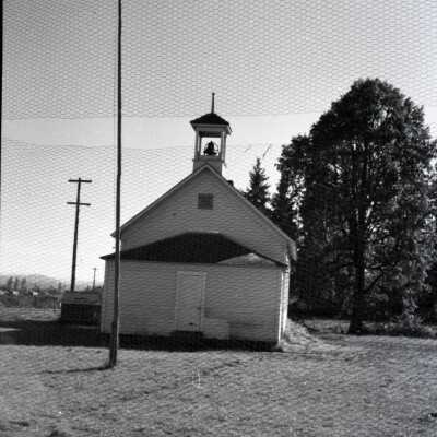 Rural Dell School, District #6, Front View.