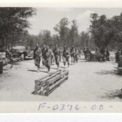 Fort Lewis - Men Marching