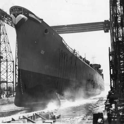 U. S. S. Oregon City, 1945