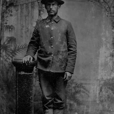 Grandpa Kleinsmith. Tintype (C): Copyright: None; Origsize: 3" x 5"; Origformat: Print-Photographic