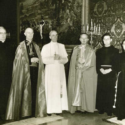 Audience with His Holiness, Pope Pius XII