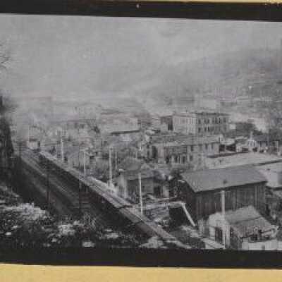 Oregon City from Bluff at 6th Street 1892