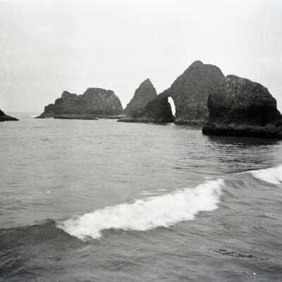 Rocks in Ocean.