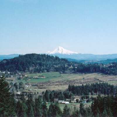 Mt. Hood and Happy Valley. 1980s.: Copyright: Clackamas County Historical Society; Origformat: Other