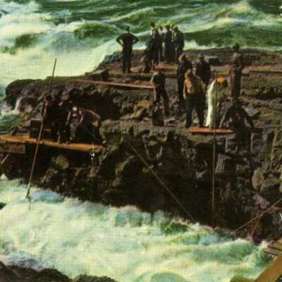 Fishing Celilo Falls in the Columbia Gorge