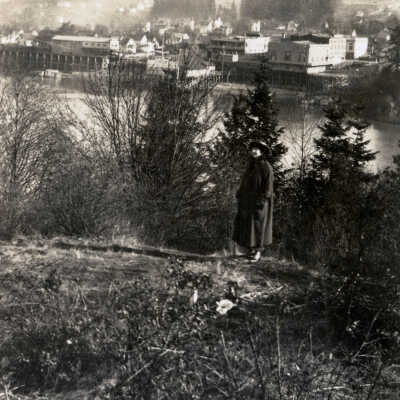 Oregon City 1910 ca. - Viewed from West Linn