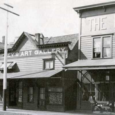 Cheney Art Gallery, Main St., O.C., 1897.: Origsize: 6" x 8"; Origformat: Print-Photographic