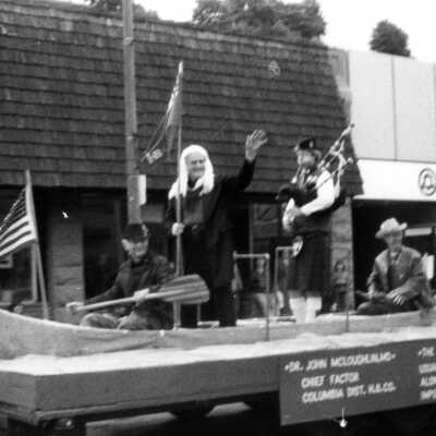 Oregon City Territorial Days 1979 - Clackamas County Historical Society - Mcloughlin's Float.