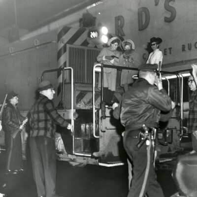 Train "Heist" at Howard's Furniture.