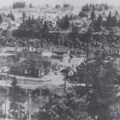 Oregon City from West Linn 1904
