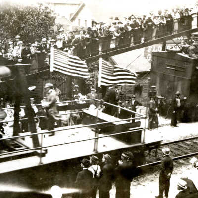 Liberty Bell Train 1915 - Oregon City Depot