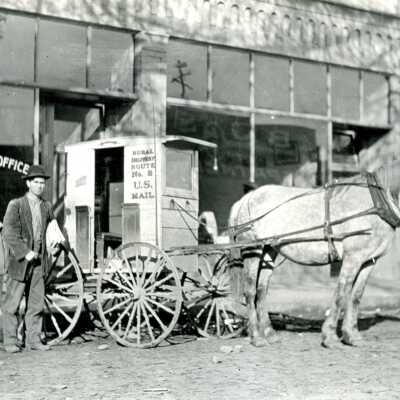 Canby Post Office 1916 - Rural Mail Carrier