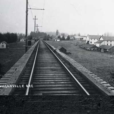 Wilsonville from the Railroad Bridge