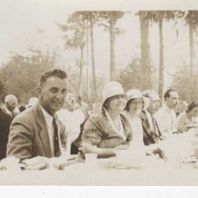 Sunday Picnic 1931 at L. Adams Country Home