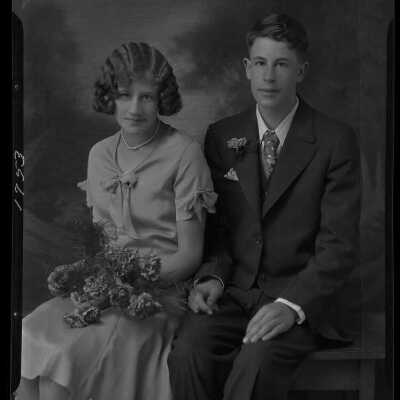 Photo of Couple for L. Gengler - May 1930
