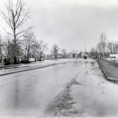 1964 Flood - Highway 99E at Oregon City