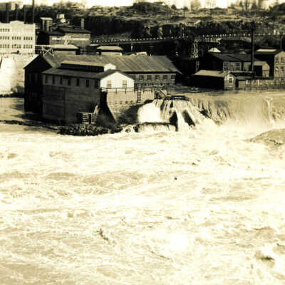 1922 Flood - Hawley Paper Mill - Oregon City