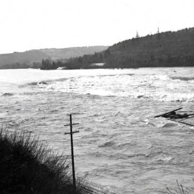 1943 Flood - Willamette Falls - Oregon City