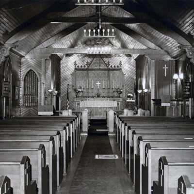 St. Paul's Episcopal Church. Interior.: Copyright: None; Origsize: 8" x 10"; Origformat: Print-Photographic