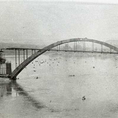 Arch Bridge 1922 - Construction, May 1922
