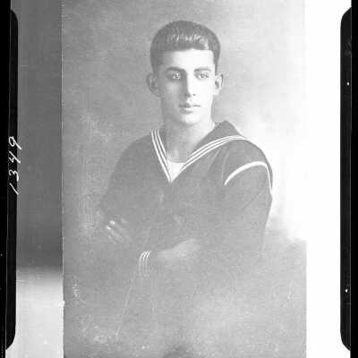 Copy of Photograph of a man for D.L. Jennings - January 1930 - Negative