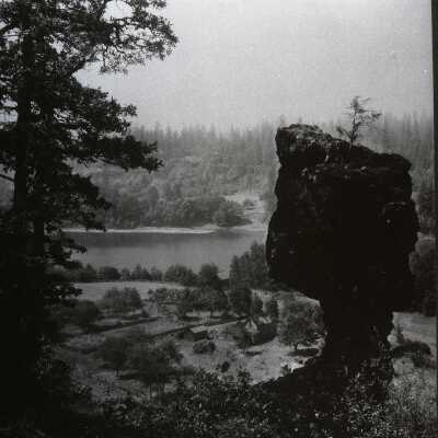 Coalca's Pillar 1910 - Between Canemah and New Era, Oregon