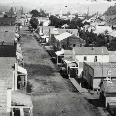 Oregon City from Woolen Mill Tower