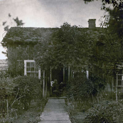 David Roleson on Porch of Old Roleson/Robinson Home.