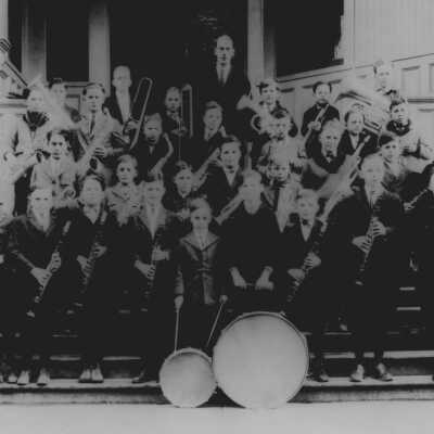 Barclay School Students 1925 - Band - Oregon City