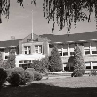 Sandy Union High School Entrance, District #2.